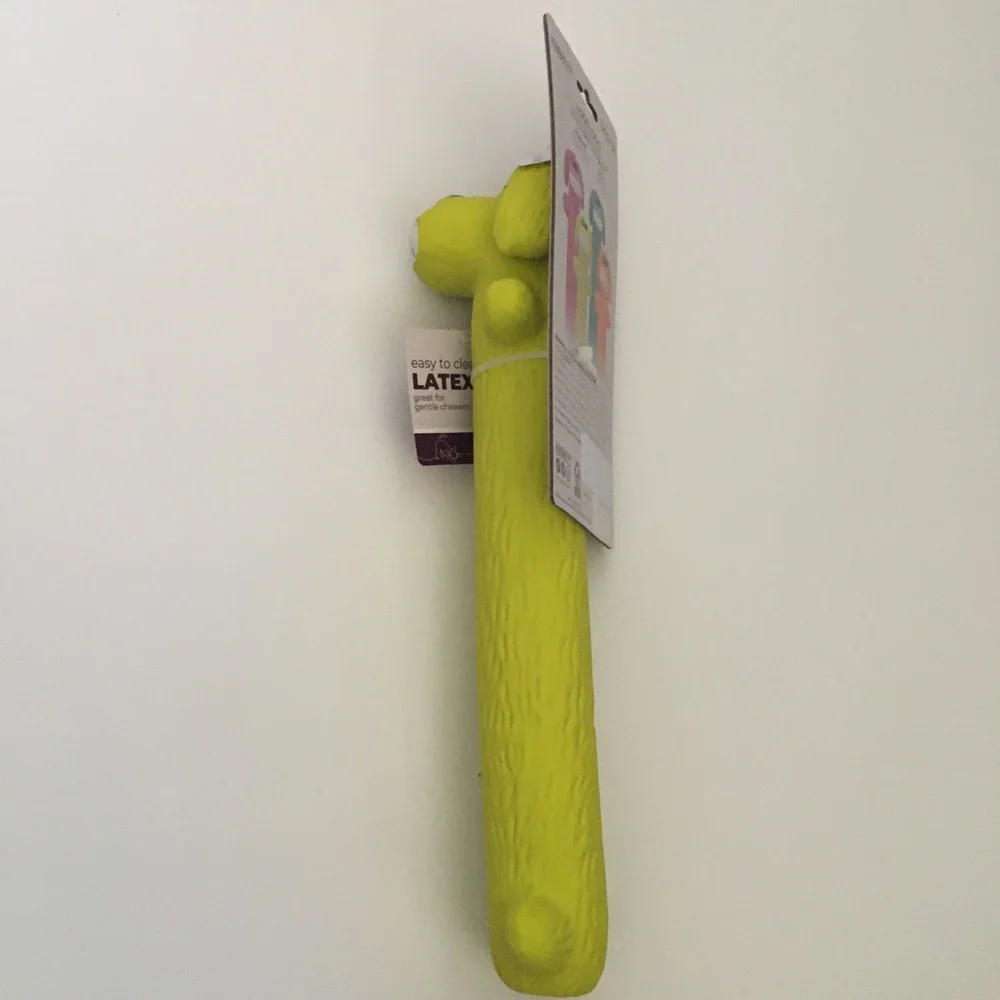 12” Dog Toy Latex Squeaker Original Loofa Dog Ruff 12 NEW by Multipet